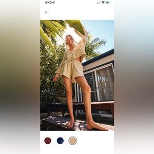 Free people oasis cream set